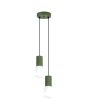 Hanglamp Halo olijfgroen 15cm