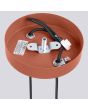Hanglamp Halo okerrood 15cm