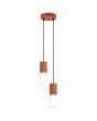 Hanglamp Halo okerrood 15cm