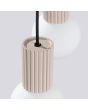 Hanglamp Halo taupe 15cm