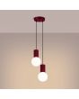 Hanglamp Halo bordeauxrood 15cm