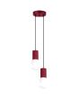 Hanglamp Halo bordeauxrood 15cm