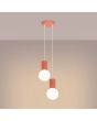 Hanglamp Halo perzik 15cm