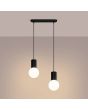 Hanglamp Halo zwart 34cm
