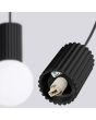 Hanglamp Halo zwart 34cm