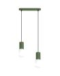 Hanglamp Halo olijfgroen 34cm