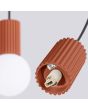Hanglamp Halo okerrood 34cm