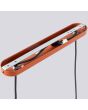Hanglamp Halo okerrood 34cm