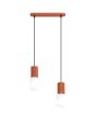 Hanglamp Halo okerrood 34cm