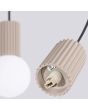 Hanglamp Halo taupe 34cm