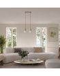 Hanglamp Halo taupe 34cm