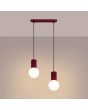 Hanglamp Halo bordeauxrood 34cm