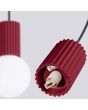 Hanglamp Halo bordeauxrood 34cm