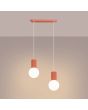 Hanglamp Halo perzik 34cm