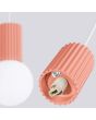 Hanglamp Halo perzik 34cm