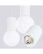Hanglamp Halo wit 40cm