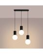 Hanglamp Halo zwart 40cm