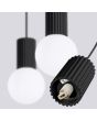 Hanglamp Halo zwart 40cm