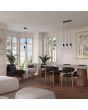 Hanglamp Halo zwart 40cm