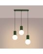 Hanglamp Halo olijfgroen 40cm