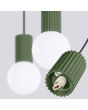 Hanglamp Halo olijfgroen 40cm