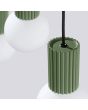 Hanglamp Halo olijfgroen 40cm
