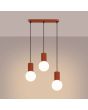 Hanglamp Halo okerrood 40cm