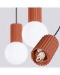 Hanglamp Halo okerrood 40cm