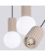 Hanglamp Halo taupe 40cm