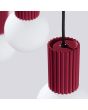 Hanglamp Halo bordeauxrood 40cm