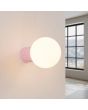 Wandlamp Halo roze 17cm