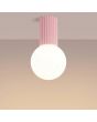 Plafondlamp Halo roze 12cm
