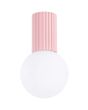 Plafondlamp Halo roze 12cm