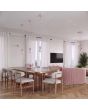 Hanglamp Halo roze 12cm