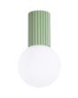 Plafondlamp Halo saliegroen 12cm