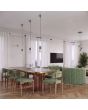 Hanglamp Halo saliegroen 12cm