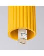 Plafondlamp Halo geel 12cm
