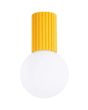 Plafondlamp Halo geel 12cm