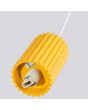 Hanglamp Halo geel 12cm