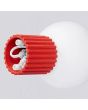 Wandlamp Halo rood 17cm