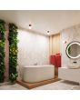 Wandlamp Halo rood 17cm