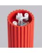 Plafondlamp Halo rood 12cm