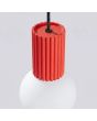 Hanglamp Halo rood 12cm