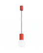 Hanglamp Halo rood 12cm