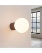 Wandlamp Halo bruin 17cm