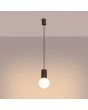 Hanglamp Halo bruin 12cm