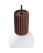 Hanglamp Halo bruin 12cm