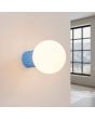 Wandlamp Halo lichtblauw 17cm