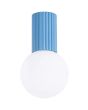 Plafondlamp Halo lichtblauw 12cm