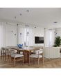 Hanglamp Halo lichtblauw 12cm